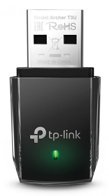 Wi-Fi адаптер TP-Link TP-Link Archer T3U USB 3.0 среда передачи данных Wi-Fi 1300Mbps 2.4 GHz,5.0 GHz GHz 802.11a,802.11