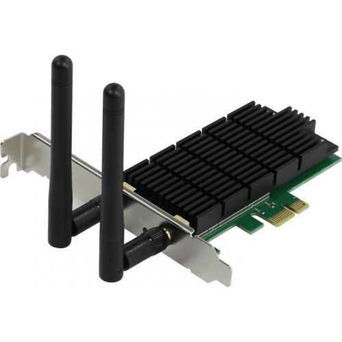 Wi-Fi адаптер TP-Link TP-Link ARCHER T4E PCI-Express 3.0 среда передачи данных Wi-Fi 1200Mbps 2.4 GHz,5.0 GHz GHz 802.11