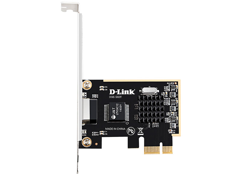 Сетевая карта D-Link D-Link DGE-562T PCI-Express 3.0 среда передачи данных кабель 5 Gbps