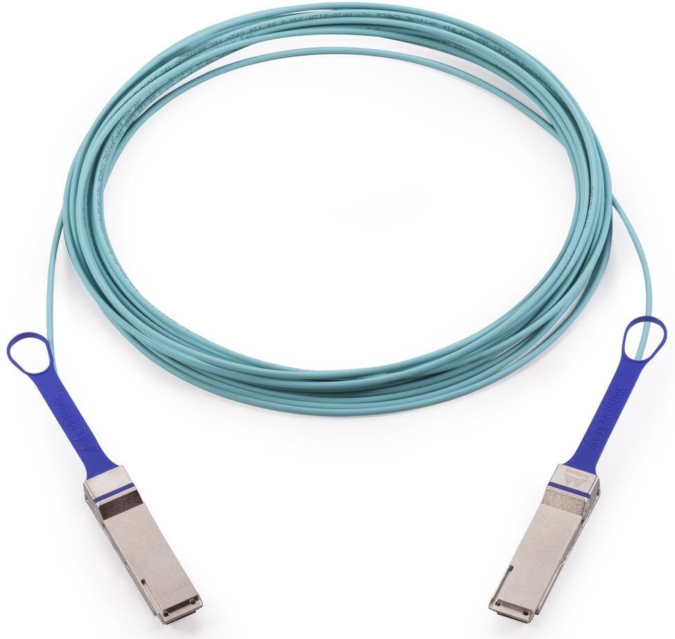 Интерфейсный кабель Mellanox Интерфейсный кабель Mellanox MFA1A00-E005 Вилки кабеля QSFP Длина кабеля 5м.