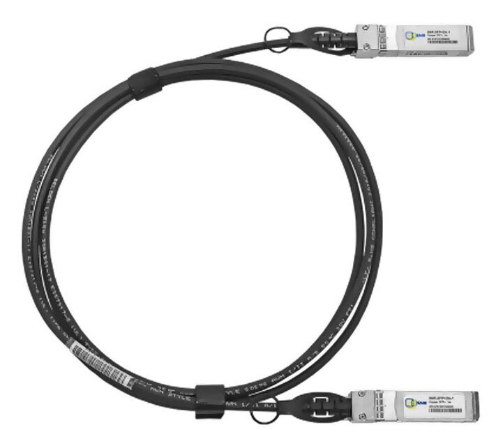 Интерфейсный кабель SNR Интерфейсный кабель SNR SNR-SFP+DA-2 Вилки кабеля SFP+ Длина кабеля 2м.