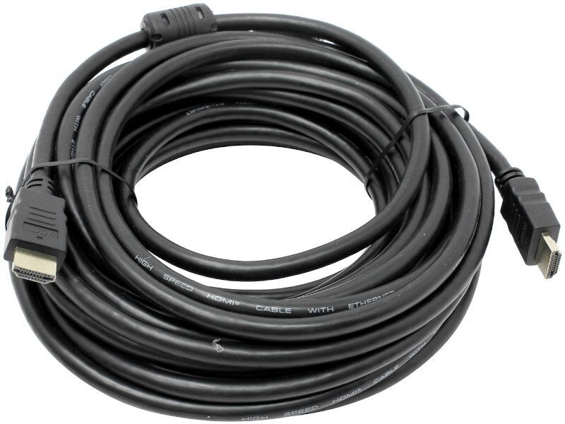 Интерфейсный кабель Telecom Интерфейсный кабель Telecom TCG200F-20M Вилки кабеля HDMI Длина кабеля 20м.