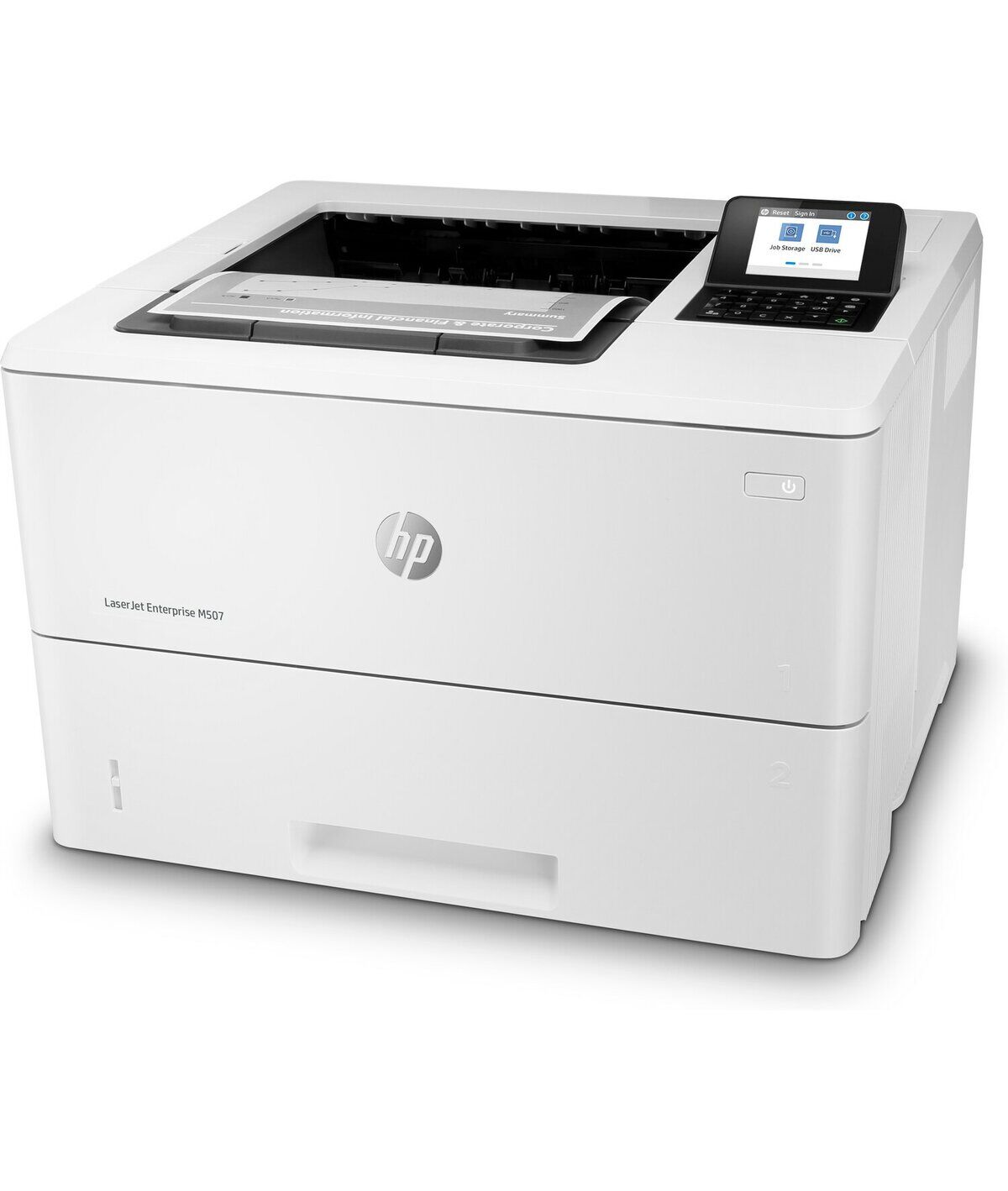 Принтер HP HP LaserJet Enterprise M507dn 1PV87A/A4 черно-белый/печать Лазерный 1200x1200dpi 43стр.мин/Wi-Fi Bluetooth Се