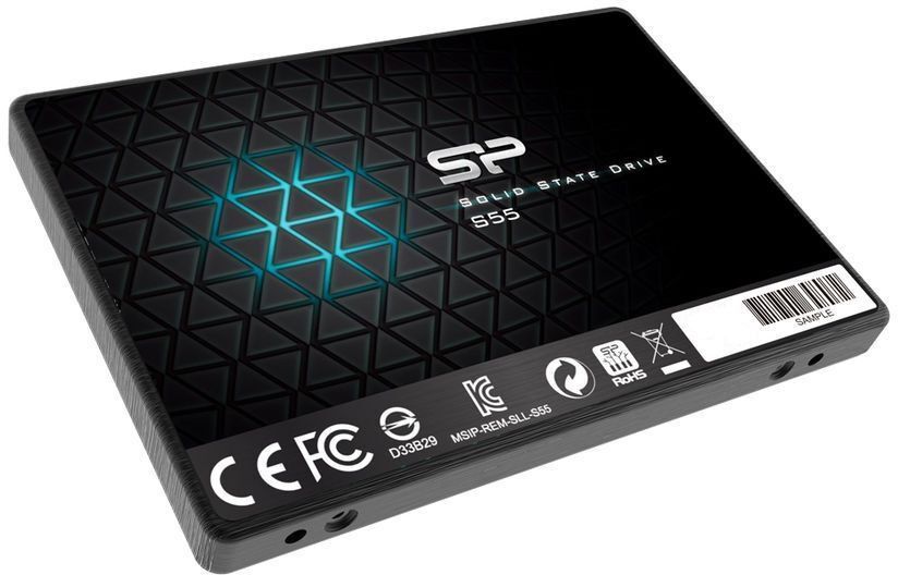 Накопитель SSD Silicon Power Silicon Power SP240GBSS3S55S25 Slim S55 /SATA III/240GB /Скорость чтения 560МБайт/с Скорост
