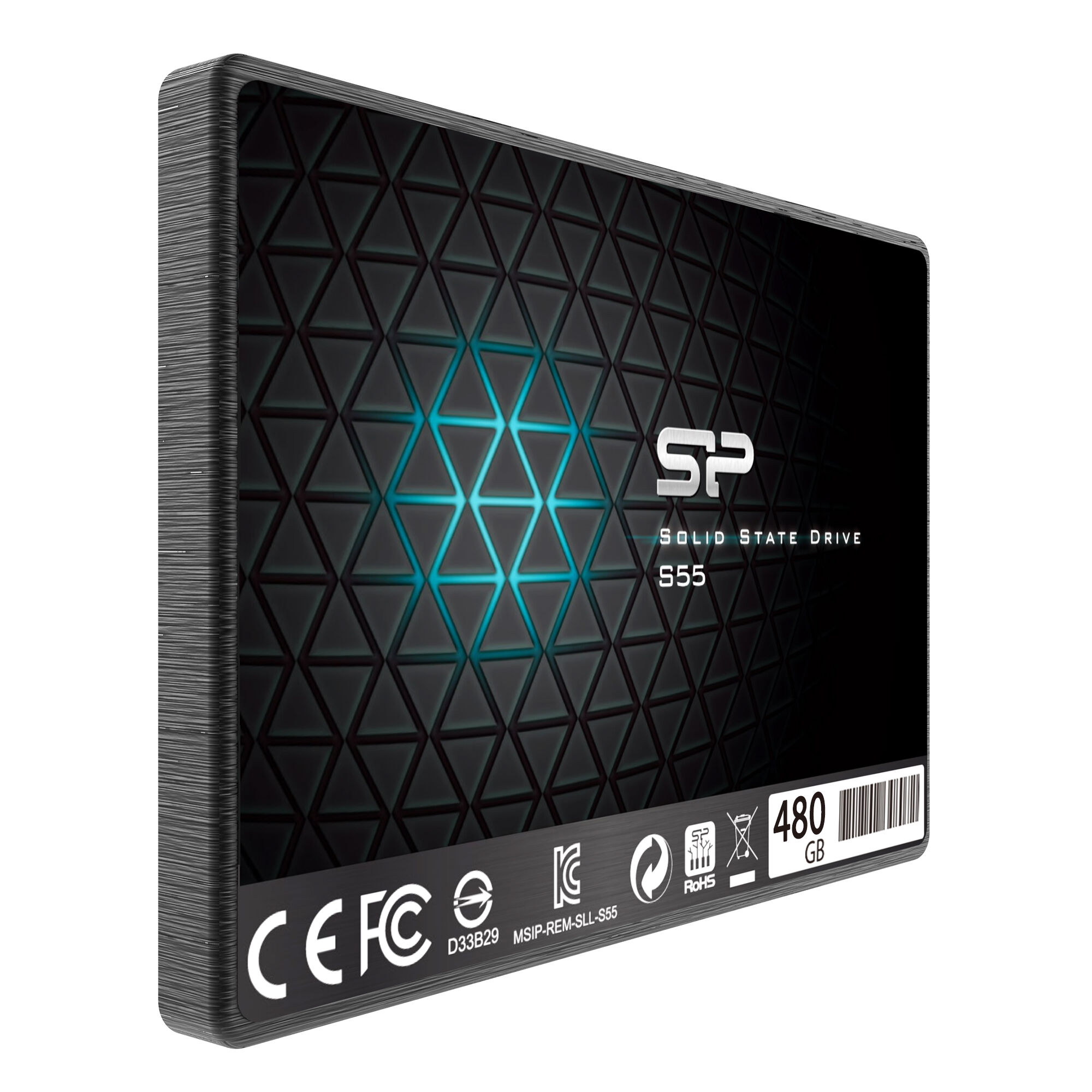 Накопитель SSD Silicon Power Silicon Power SP480GBSS3S55S25 Slim S55 /SATA III/480GB /Скорость чтения 560МБайт/с Скорост