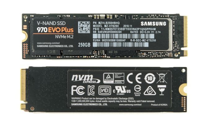 Накопитель SSD Samsung Samsung MZ-V7S250BW 970 EVO Plus /PCI-E 3.0 x4/250GB /Скорость чтения 3500МБайт/с Скорость записи