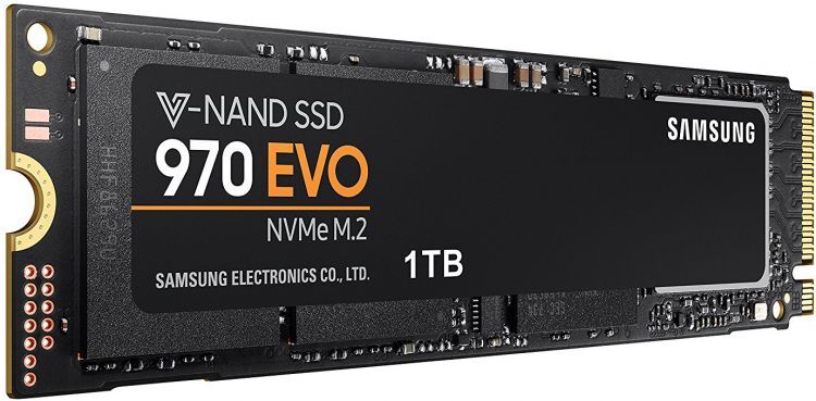Накопитель SSD Samsung Samsung MZ-V7S1T0BW 970 EVO Plus /PCI-E 3.0 x4/1 TB /Скорость чтения 3500МБайт/с Скорость записи