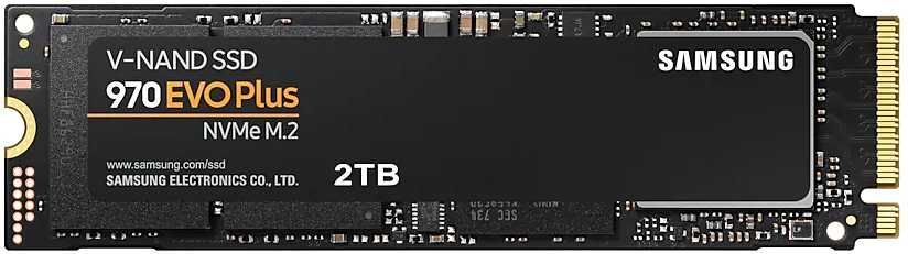 Накопитель SSD Samsung Samsung MZ-V7S2T0BW 970 EVO Plus /PCI-E 3.0 x4/2 TB /Скорость чтения 3500МБайт/с Скорость записи