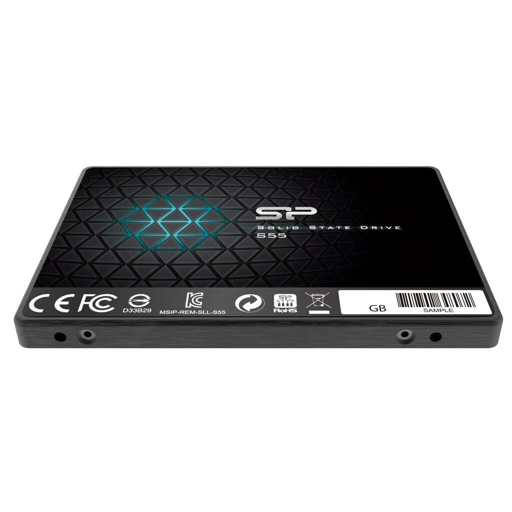 Накопитель SSD Silicon Power Silicon Power SP960GBSS3S55S25 Slim S55 /SATA III/960GB /Скорость чтения 540МБайт/с Скорост