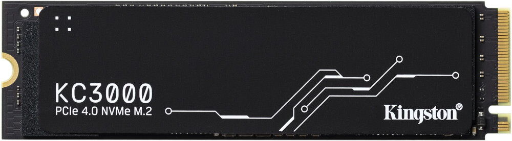 Накопитель SSD Kingston Kingston KC3000 SKC3000D/2048G/PCI-E 4.0 x4/2 TB /Скорость чтения 7000МБайт/с Скорость записи