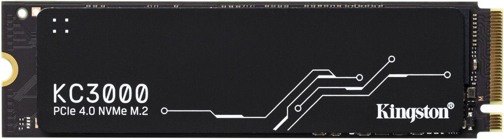 Накопитель SSD Kingston Kingston KC3000 SKC3000S/1024G/PCI-E 4.0 x4/1 TB /Скорость чтения 7000МБайт/с Скорость записи 60