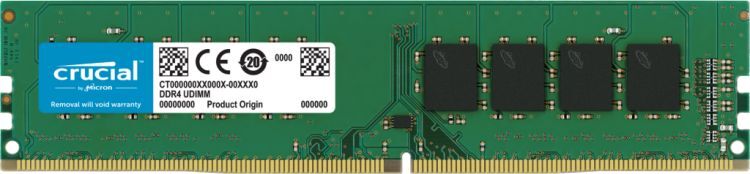 Оперативная память Crucial Crucial CT32G4DFD832A/32GB / PC4-25600 DDR4 UDIMM-3200MHz DIMM/в комплекте 1 модуль