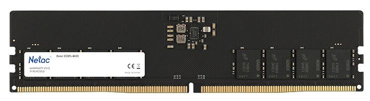Оперативная память Netac Netac NTBSD5P48SP-16/16GB / PC5-38400 DDR5 UDIMM-4800MHz DIMM/в комплекте 1 модуль