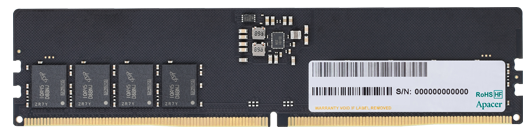 Оперативная память Apacer Apacer AU16GHB48CTBBGH/16GB / PC5-38400 DDR5 UDIMM-4800MHz DIMM/в комплекте 1 модуль