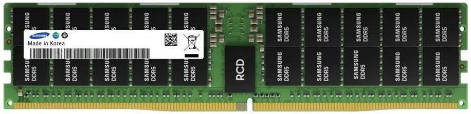 Оперативная память Samsung Samsung M321R8GA0BB0-CQK/64GB Registered/ PC5-38400 DDR5 RDIMM-4800MHz DIMM/в комплекте 1 мод