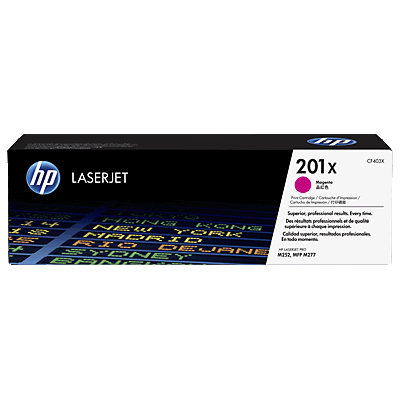 Картридж для печати HP Картридж HP CF403X вид печати лазерный, цвет Пурпурный, емкость