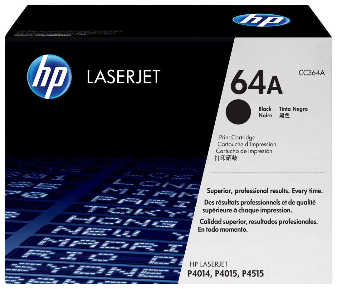 Картридж для печати HP Картридж HP 64A CC364A вид печати лазерный, цвет Черный, емкость