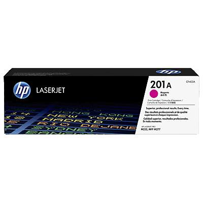 Картридж для печати HP Картридж HP CF403A вид печати лазерный, цвет Пурпурный, емкость