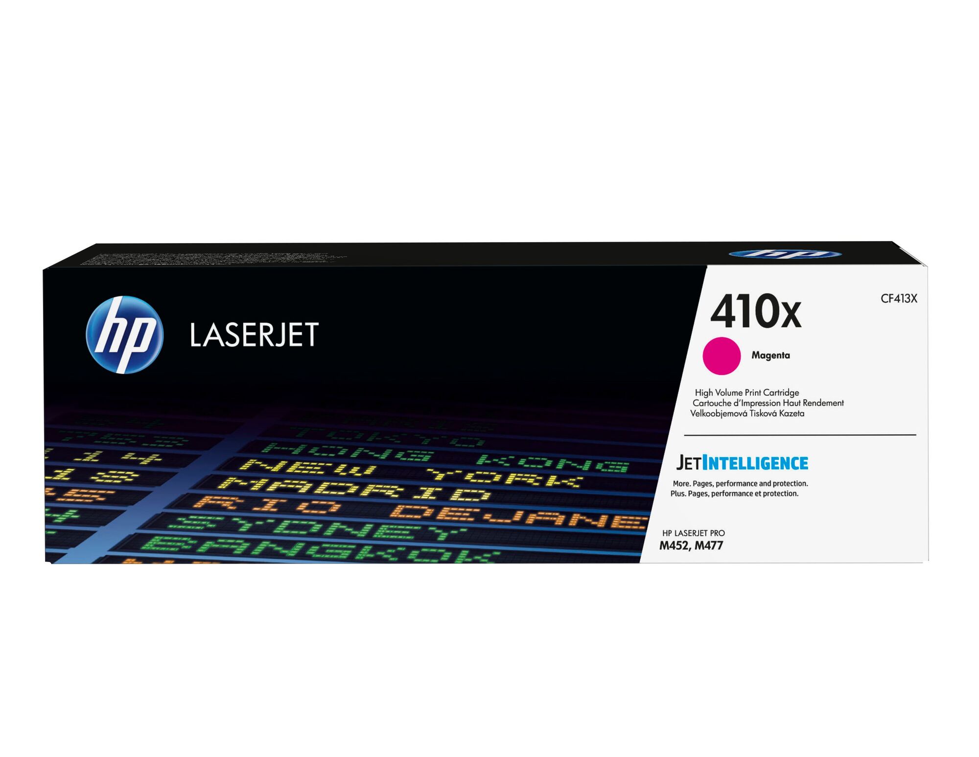 Картридж для печати HP Картридж HP 410X CF413X вид печати лазерный, цвет Пурпурный, емкость