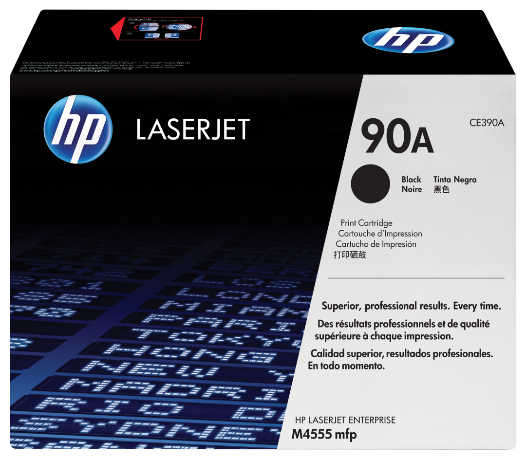 Картридж для печати HP Картридж HP 90A CE390A вид печати лазерный, цвет Черный, емкость