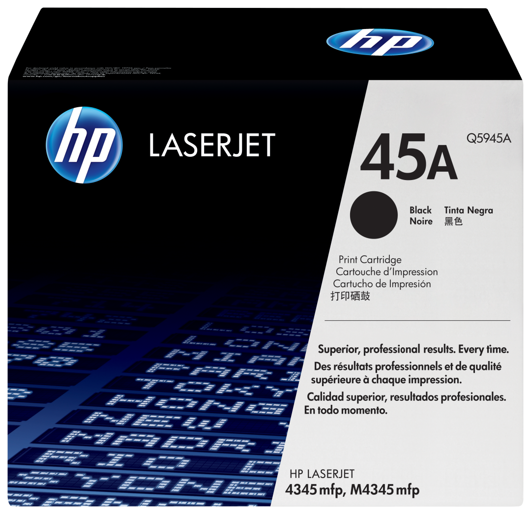 Картридж для печати HP Картридж HP 45A Q5945A вид печати лазерный, цвет Черный, емкость