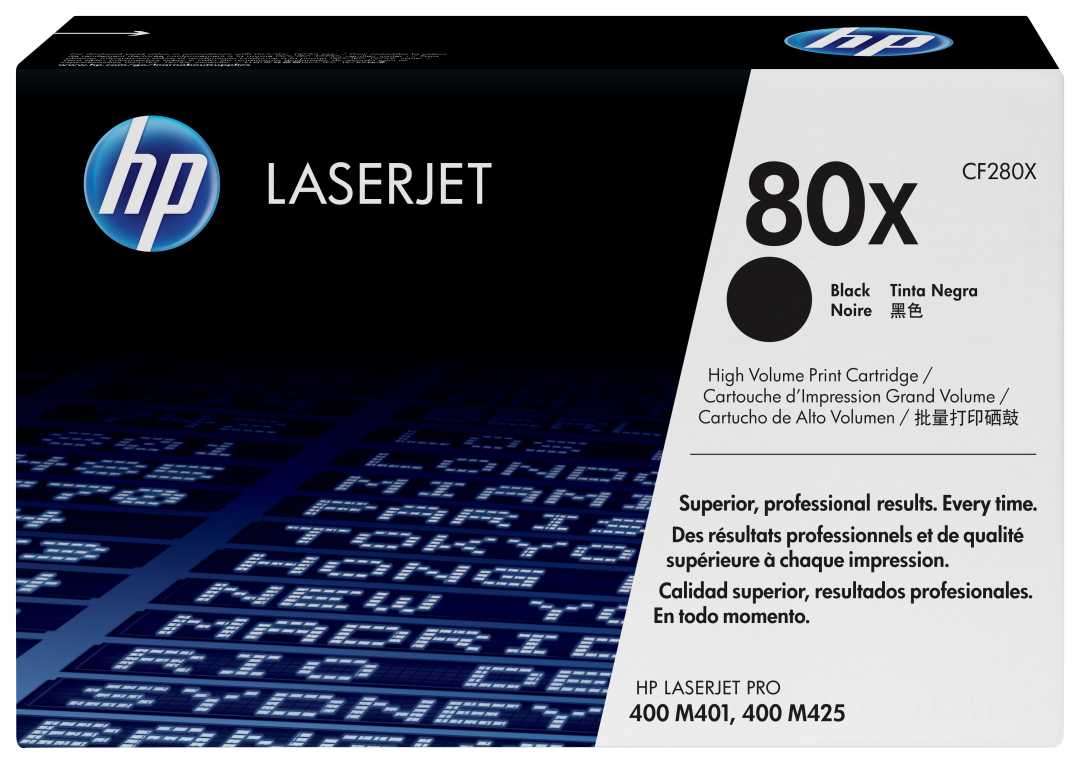 Картридж для печати HP Картридж HP 80X CF280X вид печати лазерный, цвет Черный, емкость