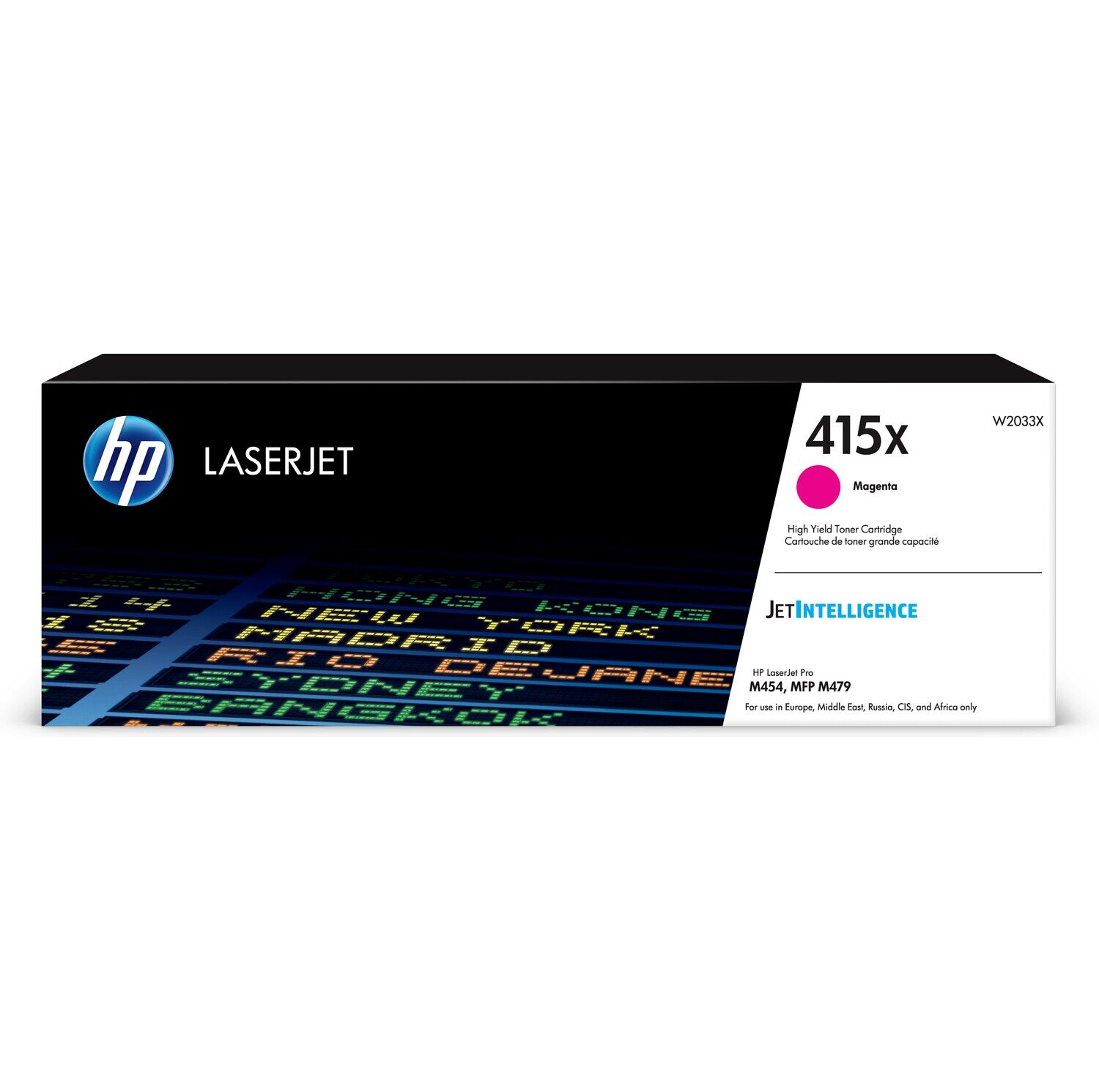 Картридж для печати HP Картридж HP 415X W2033X вид печати лазерный, цвет Пурпурный, емкость