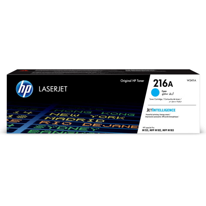 Картридж для печати HP Картридж HP 216A W2411A вид печати лазерный, цвет Голубой, емкость