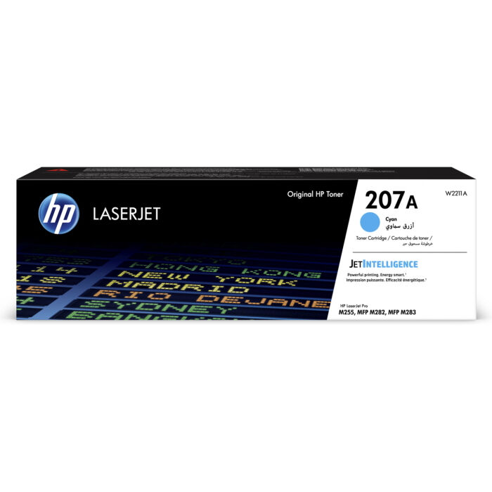 Картридж для печати HP Картридж HP 207A W2211A вид печати лазерный, цвет Голубой, емкость