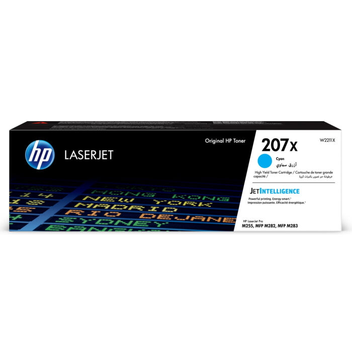 Картридж для печати HP Картридж HP 207X W2211X вид печати лазерный, цвет Голубой, емкость