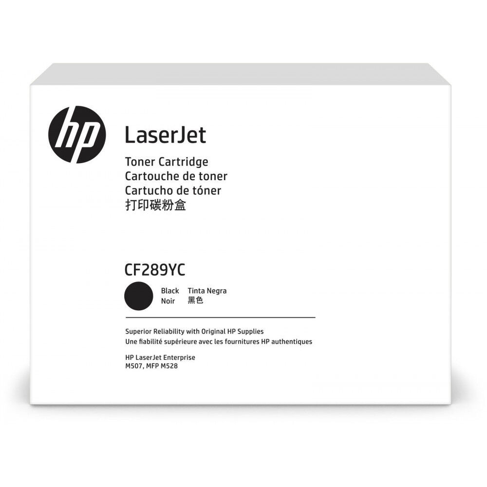 Картридж для печати HP Картридж HP 89Y CF289YC вид печати лазерный, цвет Черный, емкость