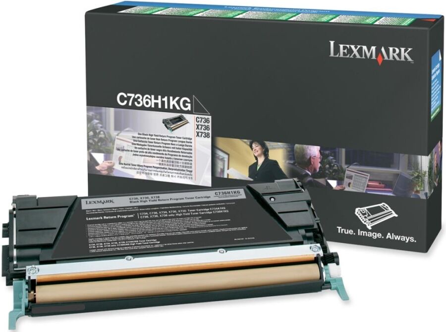 Картридж для печати Lexmark Картридж Lexmark C736H1KG вид печати лазерный, цвет Черный, емкость