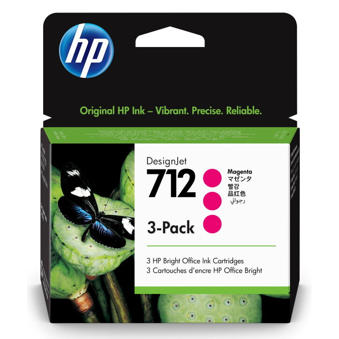 Картридж для печати HP Картридж HP 712 3ED78A вид печати струйный, цвет Пурпурный, емкость 29мл.