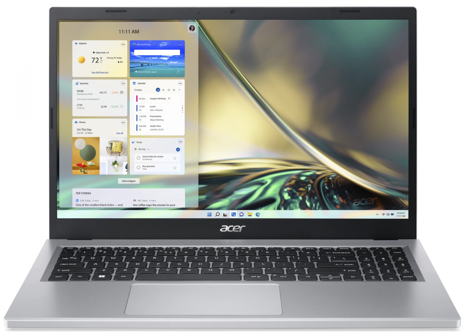 Ноутбук Acer Acer Aspire 3 A315-24P-R4VE 15.6"(1920x1080) AMD Ryzen 3 7320U(2.4Ghz)/8GB SSD 512GB/ /No OS/NX.KDEER.00B
