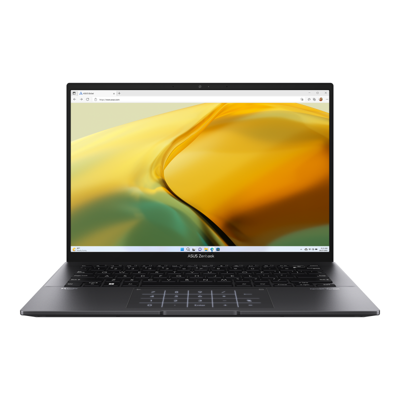Ноутбук Asus Asus Zenbook 14 UM3402YA-KP660 14"(2560x1600) AMD Ryzen 7 7730U(2Ghz)/16GB SSD 1 TB/ /No OS/90NB0W95-M014W0