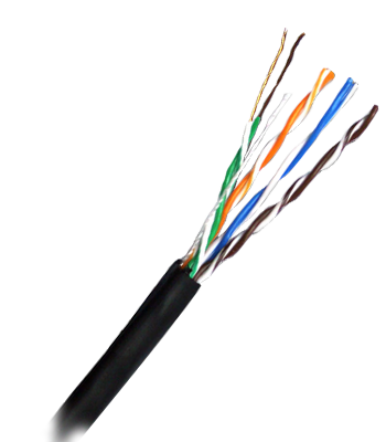 Кабель LanMaster Витая пара 305м. LanMaster TWT Тип кабеля UTP Одножильный 24AWG кол-во пар 4 Уличная эксплуатация (outd