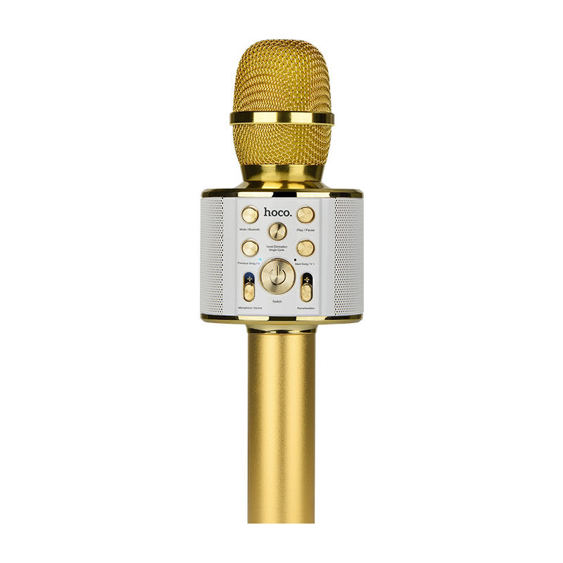 Микрофон с колонкой "Hoco" BK3 (Bluetooth, MicroSD, AUX, динамик)