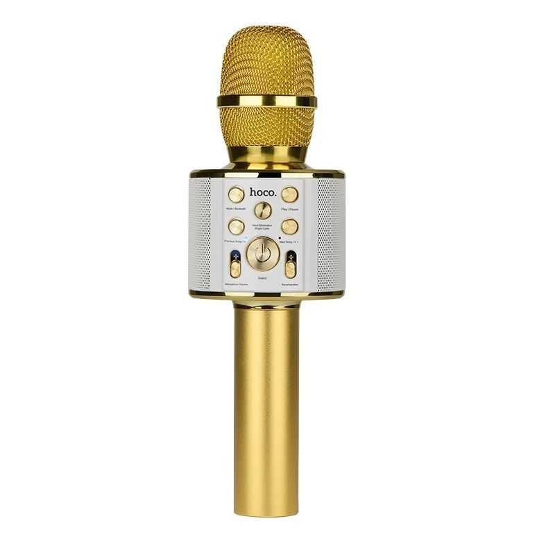 Микрофон с колонкой "Hoco" BK3 (Bluetooth, MicroSD, AUX, динамик) 2