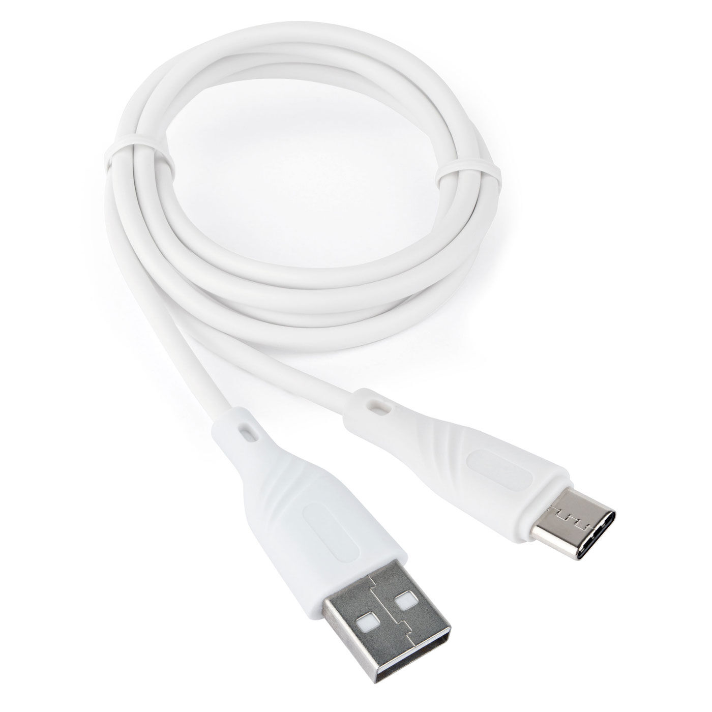 USB кабель шт.USB (A) - шт.Type-C "Cablexpert", серия Classic 0.1, QC 3.0, 3А, белый, коробка, 1м 1