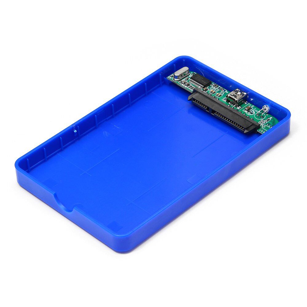 Внешний корпус 2.5" Gembird EE2-U2S-40P-B, синий, USB 2.0, SATA, пластик 3
