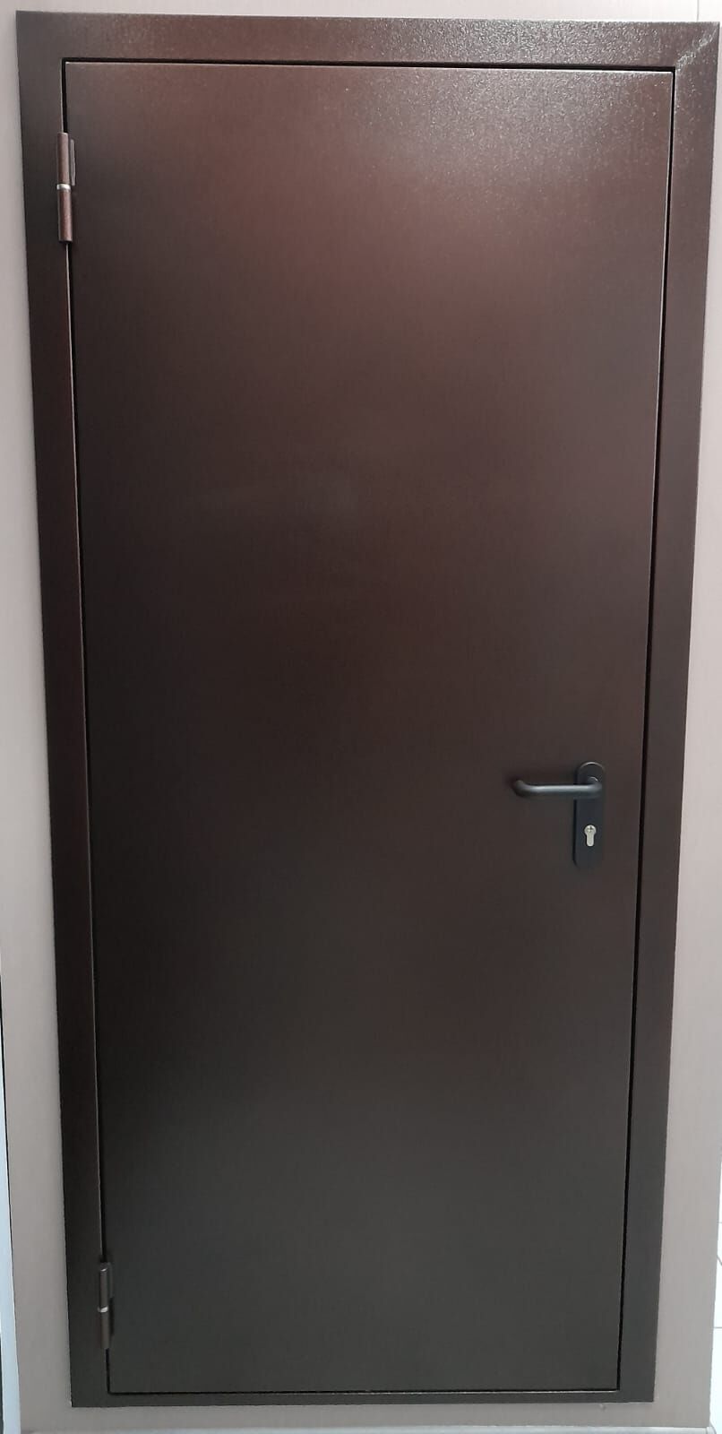 Двери противопожарные ДПМ EI60 «Антик медь» (коричневый) 980×2080.