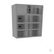 Почтовый ящик Орион М 3-х секционный с дверцами из нержавеющей стали #4