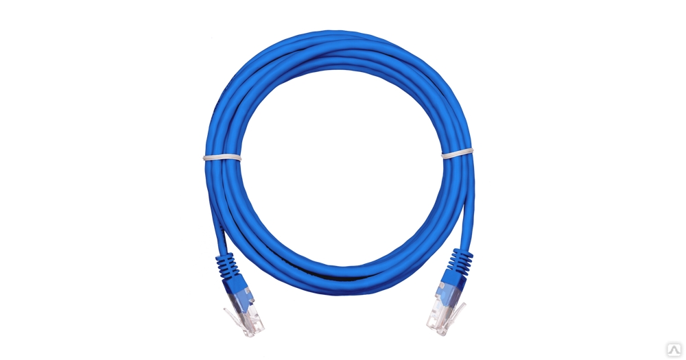 EC-PC4UD55B-BC-PVC-015-BL-10 Патч-корд U/UTP; 5е; RJ45/8P8C, 1.5 м. Синий.(10шт)
