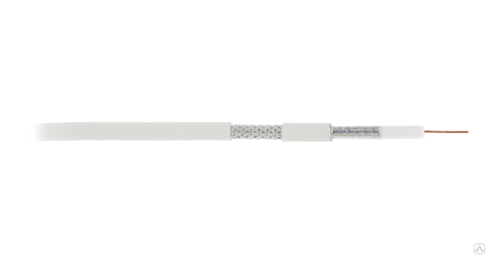 EC-C2-32123A-WT-3 Кабель коаксиальныйRG-6 CCS, In, PVC, цвет белый