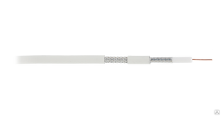 UEC-C2-32123A-WT-3 Кабель коаксиальный RG-6 CCS, In, PVC, цвет белый 