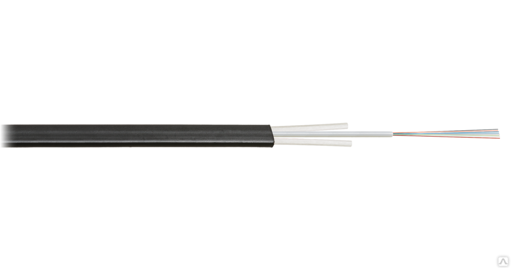 NKL-F-006A1D-01B-BK Кабель волоконно-оптический, 6 волокон, одномодовый 9/125мкм, PE, черный