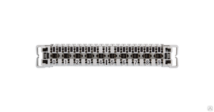 NMC-PL10-CU-10 Плинт 10 пар, Кат.3 (Класс C), 16МГц, контакты типа KRONE, неразмыкаемый,серый 