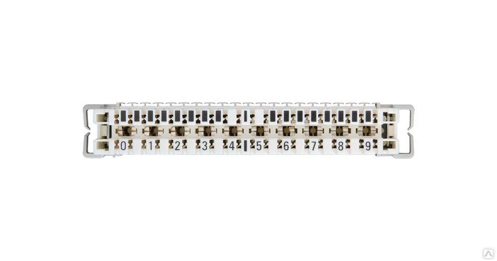 NMC-PL10-DU-10 Плинт 10 пар, Кат.3 (Класс C), 16МГц, контакты типа KRONE, размыкаемый,белый