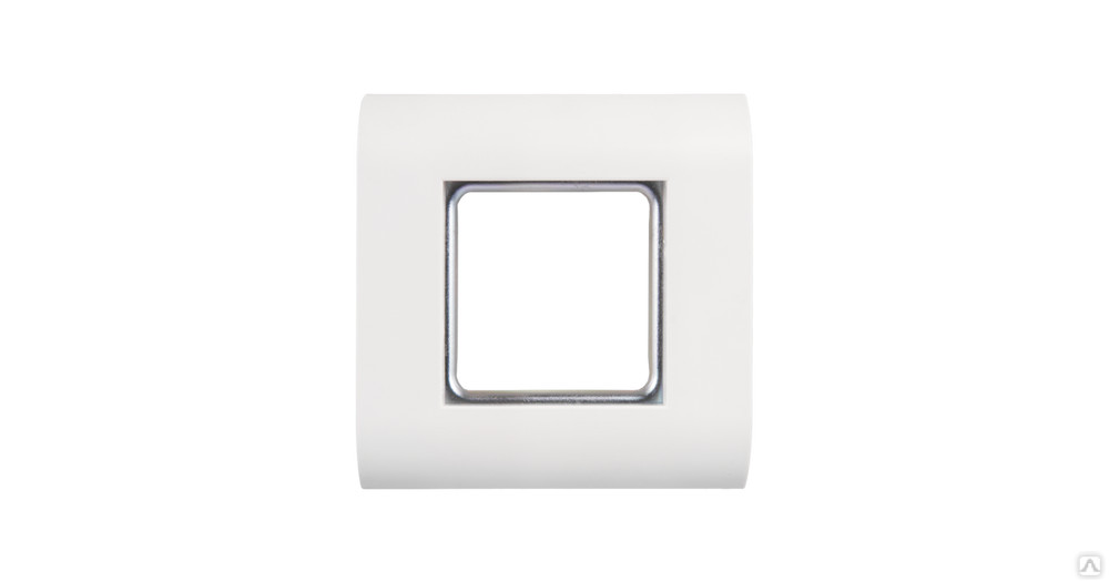 NMC-PL1PM-WT Настенная лицевая панель под 1 вставку типа Mosaic 45х45мм, с подрамником, белая