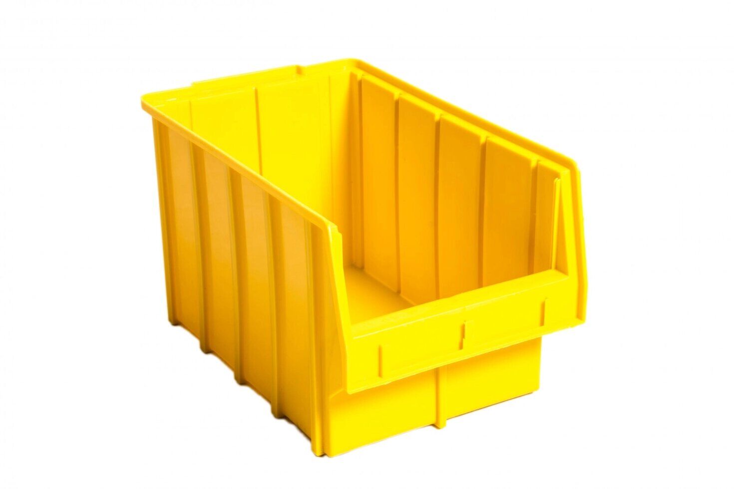 Пластиковый складской ящик 700 Желтый 1